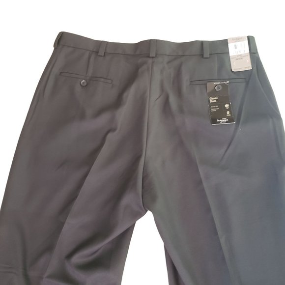 Haggar Clothing Classic Slacks Gabardine Permanent Crease 40W X 32L - Picture 4 of 11